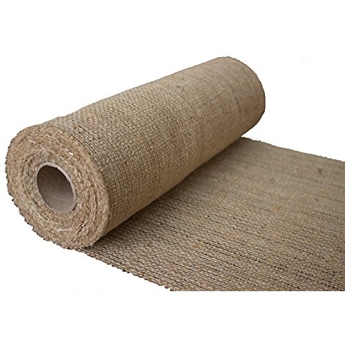 Burlapper Burlap Roll, 12 x 10 yd, Medium Weight 10 oz Jute Fabri...