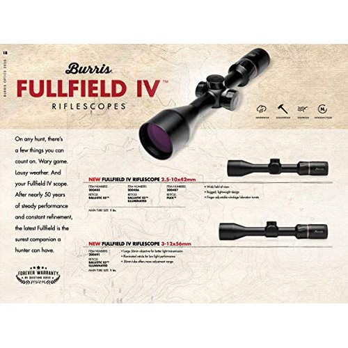 Burris Fullfield IV 4-16x50mm Hunting Rifle Scope, Illuminated Lon...