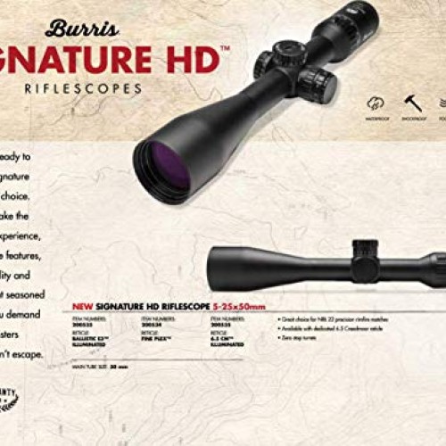 Burris Signature HD Hunting Rifle Scope with Premium Multi-Coated ...