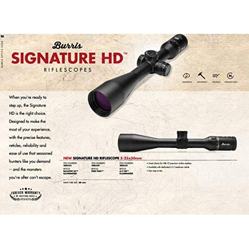 Burris Signature HD Hunting Rifle Scope with Premium Multi-Coated ...