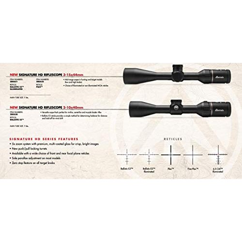 Burris Signature HD Hunting Rifle Scope with Premium Multi-Coated ...