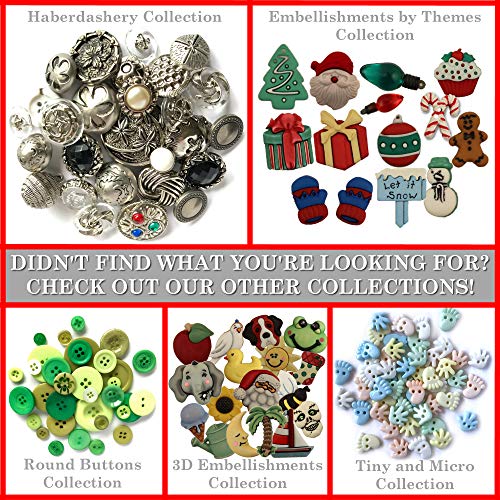 Buttons Galore and More Collection Round Novelty Buttons & Embelli...