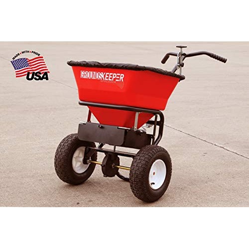 Buyers Products 3039632R Grounds Keeper Salt Spreader, 100 Pound C...