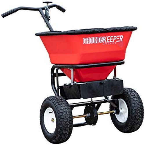 Buyers Products 3039632R Grounds Keeper Salt Spreader, 100 Pound C...