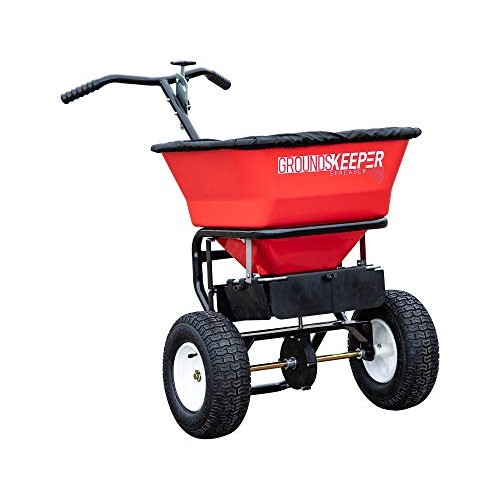 Buyers Products 3039632R Grounds Keeper Salt Spreader, 100 Pound C...