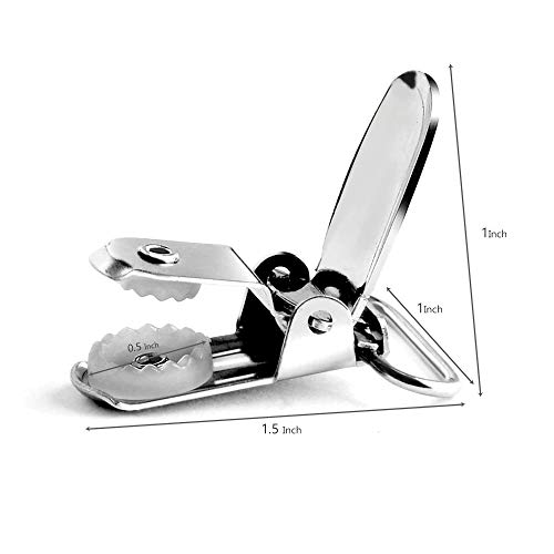 Buyless Fashion 1 Heavy Duty Metal Clips Great for Suspenders, Pa...