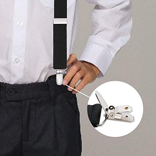 Buyless Fashion 1 Heavy Duty Metal Clips Great for Suspenders, Pa...
