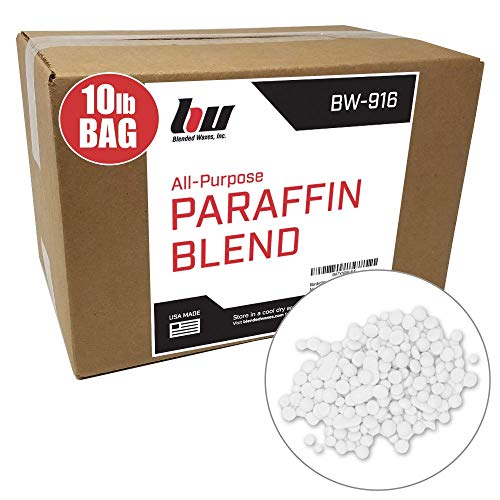Blended Waxes, Inc. Paraffin Wax 10lb. Pastilles – General Purpose...