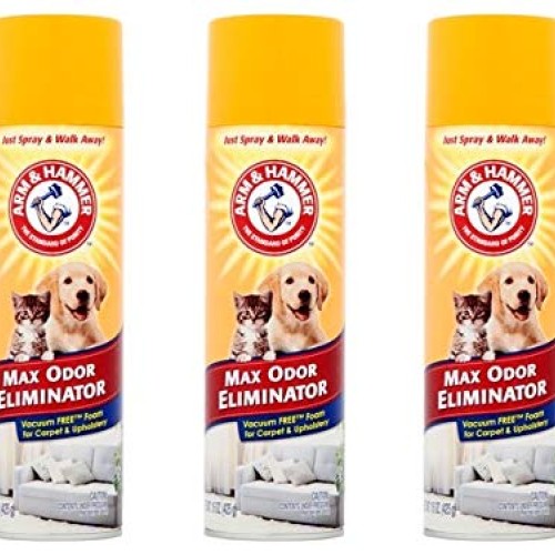 Arm & Hammer Max Odor Eliminator Vacuum Free Foam for Carpet and U...