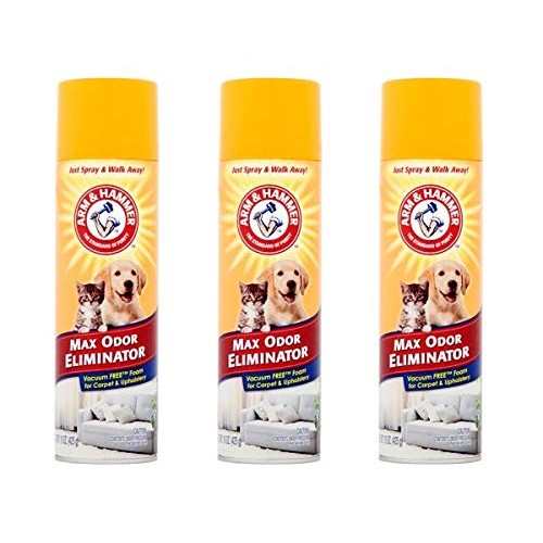 Arm & Hammer Max Odor Eliminator Vacuum Free Foam for Carpet and U...