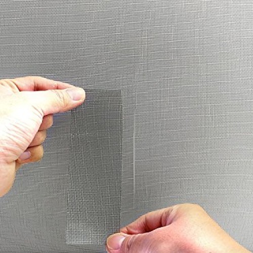 by.RHO Window Screen Repair Kit, Black XL15FT, 3-Layer Strong Ad...