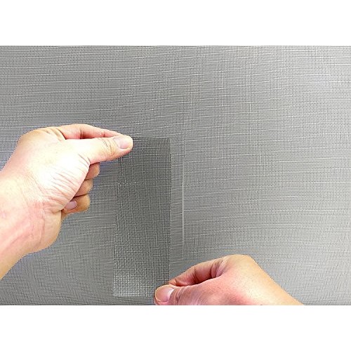 by.RHO Window Screen Repair Kit, Black XL15FT, 3-Layer Strong Ad...
