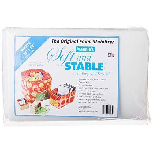 ByAnnies Soft and Stable Fabric, 36 by 58-Inch, White