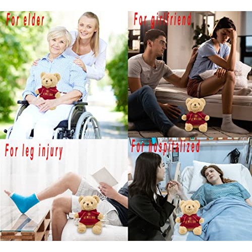 Get Well Soon Bear Gift for Woman Man Comfort Stuffed Animal Soft ...
