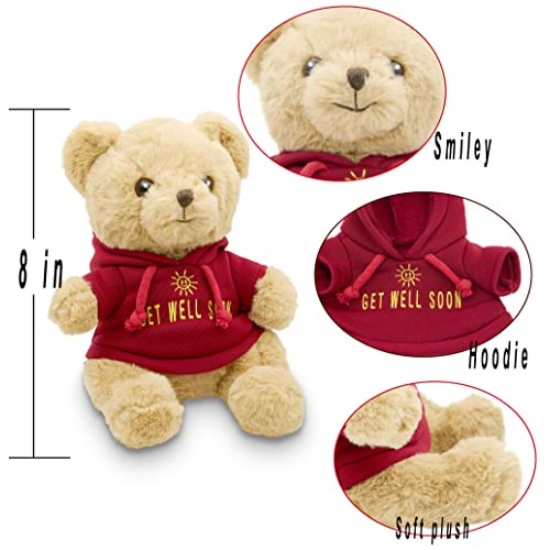 Get Well Soon Bear Gift for Woman Man Comfort Stuffed Animal Soft ...