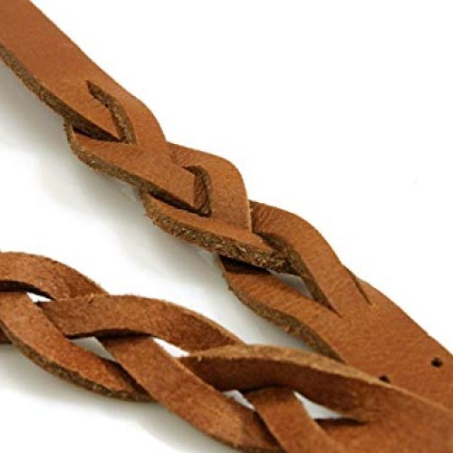 24.9 byhands Genuine Leather Braid Style Shoulder Bag Strap/Purse...