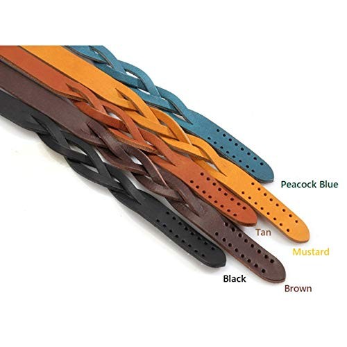 24.9 byhands Genuine Leather Braid Style Shoulder Bag Strap/Purse...