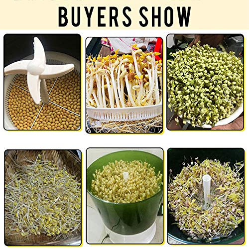 Bymon Deluxe Kitchen Automatic Sprouter Machine Bean Sprouts Growi...