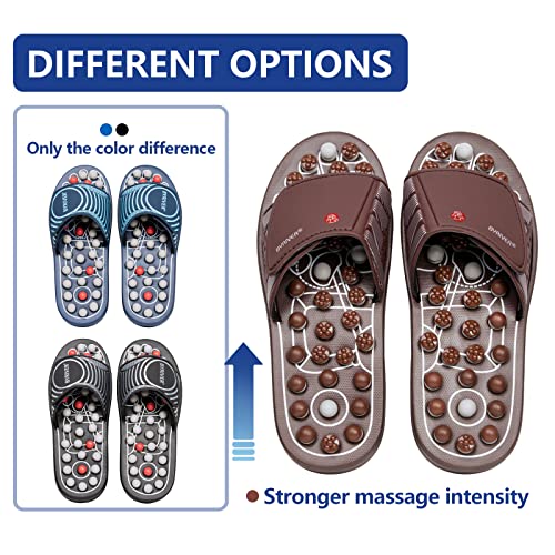 BYRIVER Acupressure Foot Massager Acupoint Stimulation Massage Sli...