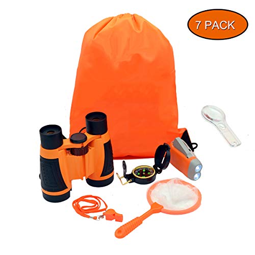 Bytrust 7 in 1 Outdoor Explorer Kit for Kids with Children’s Toy B...