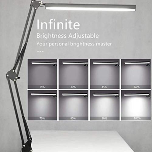 LED Desk Lamp, BZBRLZ Metal Swing Arm Lamp, Eye-Caring Architect T...
