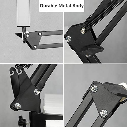LED Desk Lamp, BZBRLZ Metal Swing Arm Lamp, Eye-Caring Architect T...