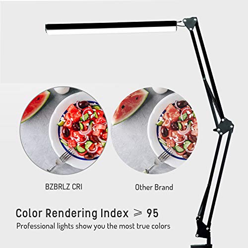 LED Desk Lamp, BZBRLZ Metal Swing Arm Lamp, Eye-Caring Architect T...