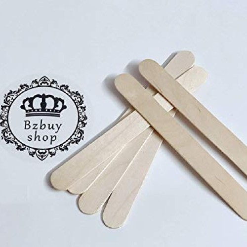 Bzbuy Kraft Natural Wood Craft Sticks, Jumbo Size, 6 x 3/4, Wood, ...