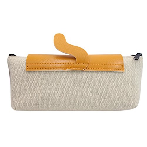 CC-US Canvas Pencil Case Holder Cat Paws Pen Box Zipper Stationery...