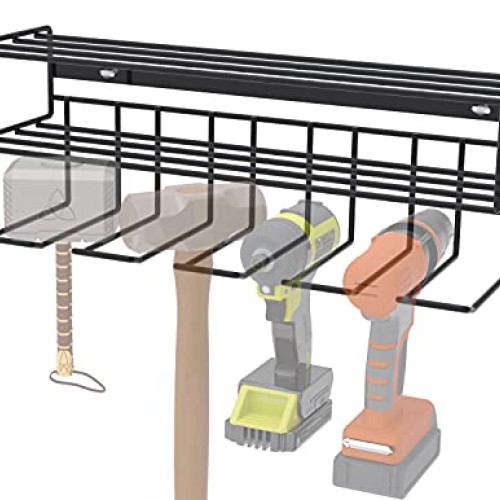 c2M Heavy Duty Floating Tool Shelf & Organizer | Wall Mounted Gara...