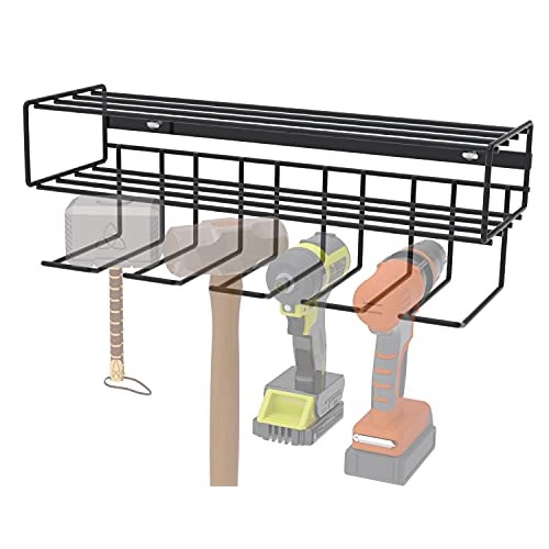 c2M Heavy Duty Floating Tool Shelf & Organizer | Wall Mounted Gara...