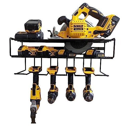 c2M Heavy Duty Floating Tool Shelf & Organizer | Wall Mounted Gara...