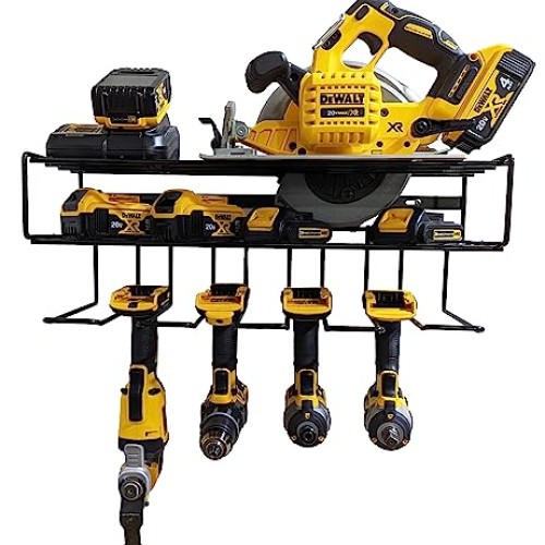 c2M Heavy Duty Floating Tool Shelf & Organizer | Wall Mounted Gara...