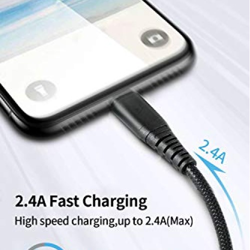 3Pack 3ft Charger Cable CABEPOW for Long 3 Foot iPhone Charger Cor...