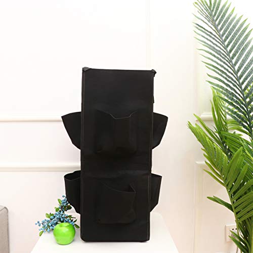 Cabilock Hanging Strawberry Planter Felt Garden Vegetable Growing ...