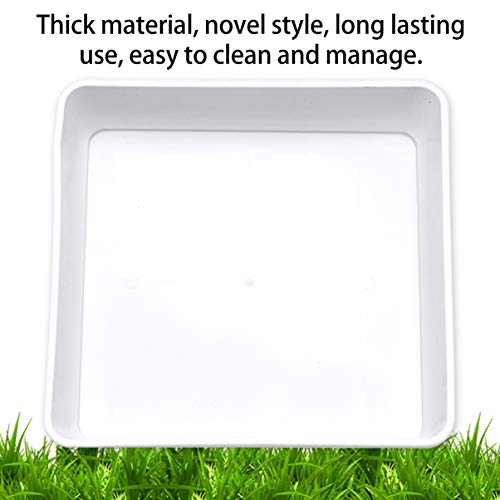 Cabilock Square Saucer Saucer Tray Plant Pot Saucer Flower Pot Tra...