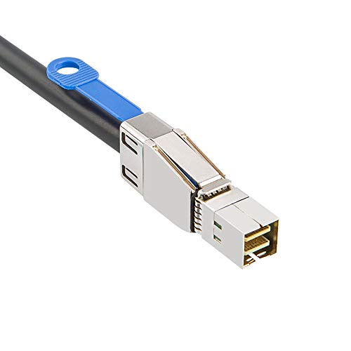 CableCreation SFF-8644 to 4 Sata 7 Pin Cable, External Mini SAS HD...