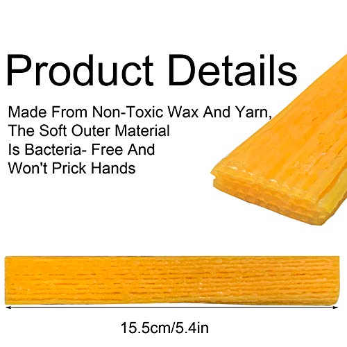 500 Piece Wax Craft Sticks for Kids -13 Colors, Non-Toxic Wax Stri...