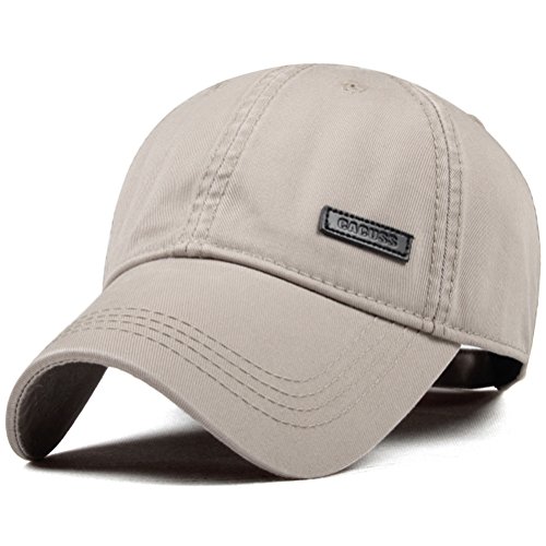 CACUSS Mens Cotton Dad Hat Classic Baseball Cap with Adjustable B...