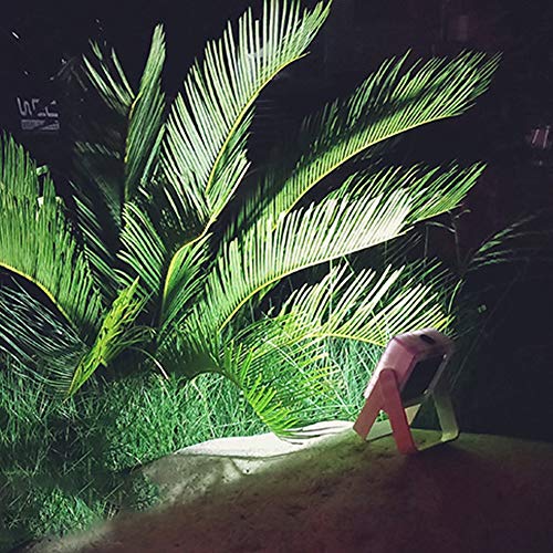 Cacyy Solar Flashlight Light, Solar Spotlight Emergency Light Chan...