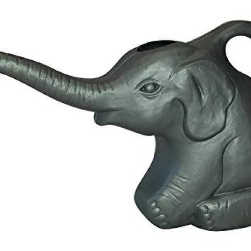 Union 63182 Elephant Watering Can, 2 Quarts, 0.5 Gallons, Gray, No...