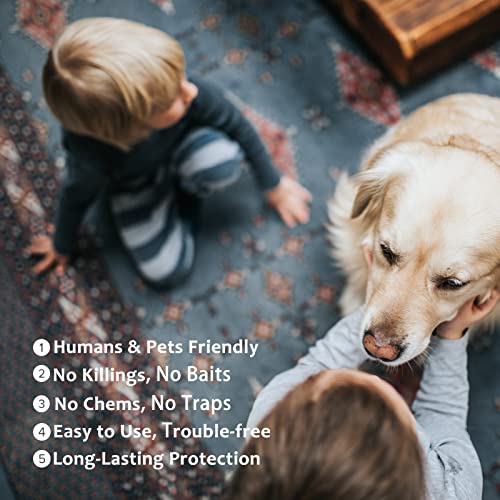 Rodent Repellent Indoor Ultrasonic Pest Repeller Mice Repellent Pl...