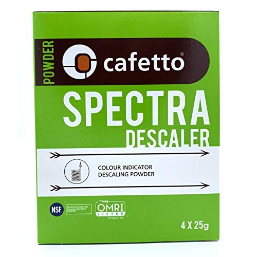 Cafetto Organic Spectra Espresso Machine Descaler, Color Indicator...