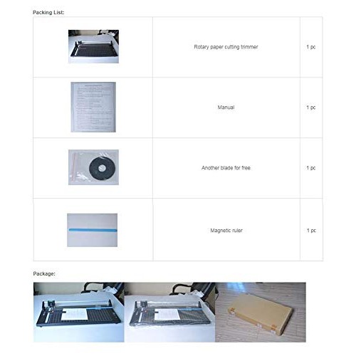CALCA 24 Inch Precision Rotary Paper Cutter Paper Trimmer 24 inch ...