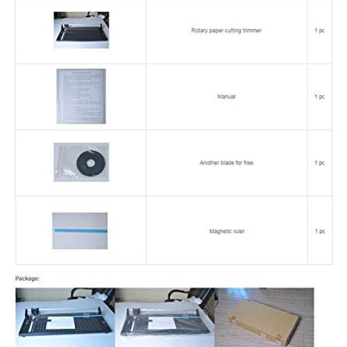 CALCA 24 Inch Precision Rotary Paper Cutter Paper Trimmer 24 inch ...