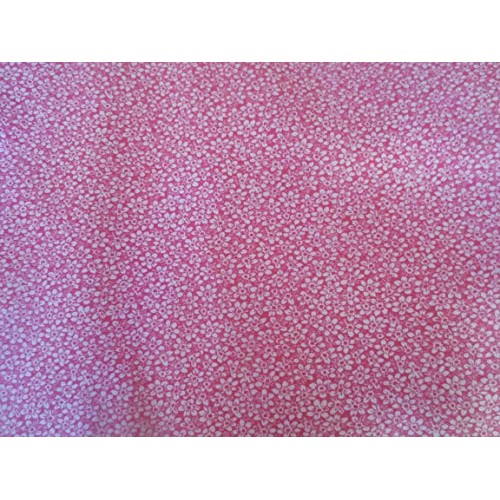 Springs Calico Bright Pink Small Flower Cotton Fabric
