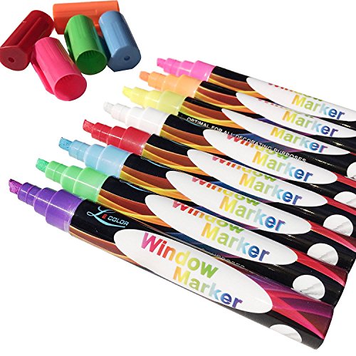 Chalk Markers - Mega 8 Pack - Premium Liquid Chalk Marker Pen with...
