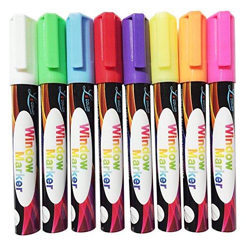 Chalk Markers - Mega 8 Pack - Premium Liquid Chalk Marker Pen with...