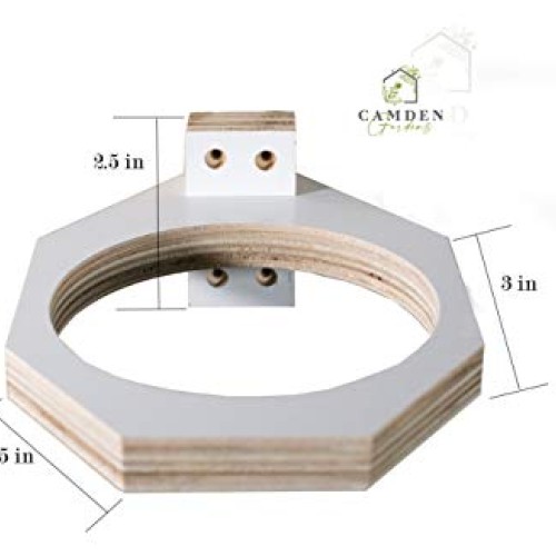Camden Gardens - 3 Pack | Wooden Hanging Planter | Wall Mounted Pl...