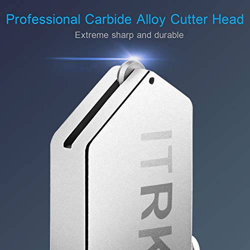 Glass Cutter 2mm-20mm, Upgrade Glass Cutter Tool, Pencil Style Oil...